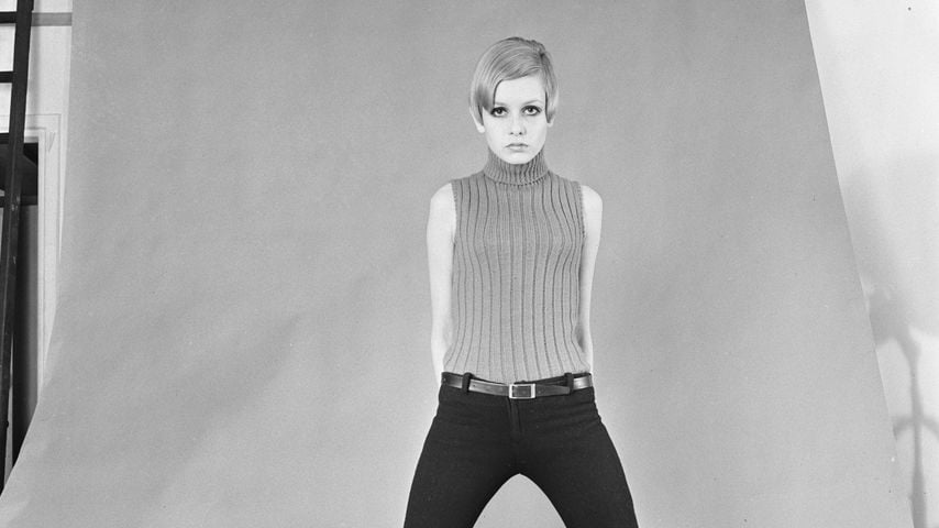 Model Twiggy im Februar 1966