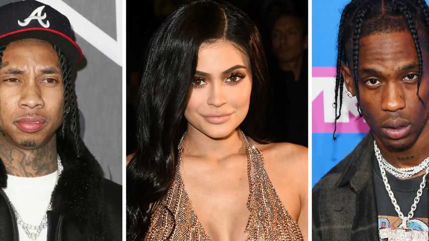 Kylie Jenner feiert mit Tyga und Travis auf selber Party