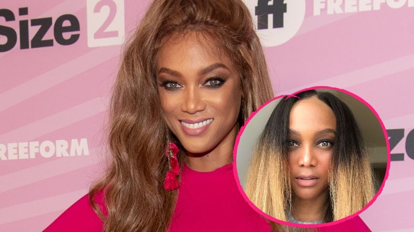 So sehen die Naturhaare von Supermodel Tyra Banks aus!