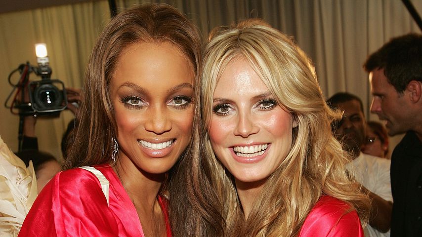 Tyra Banks und Heidi Klum im Jahr 2005
