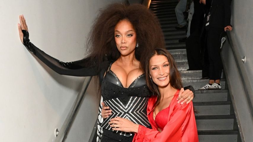 Tyra Banks und Bella Hadid, Models