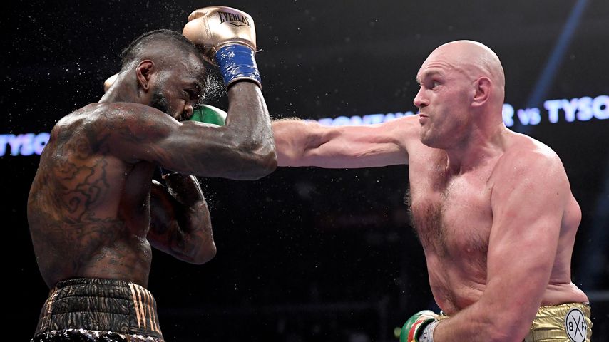 Tyson Fury im Kampf gegen Deontay Wilder im Dezember 2018