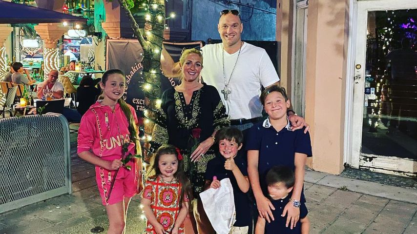Tyson Fury und seine Familie im Mai 2021