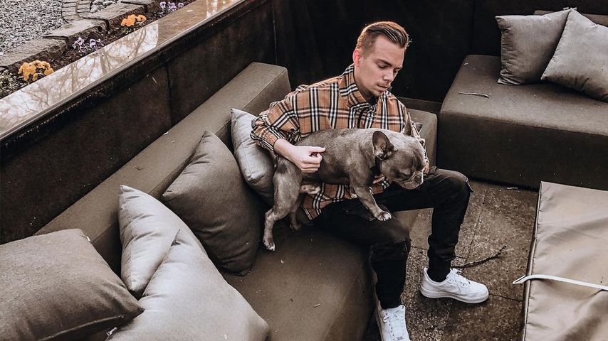 Udo Bönstrup mit seinem Hund