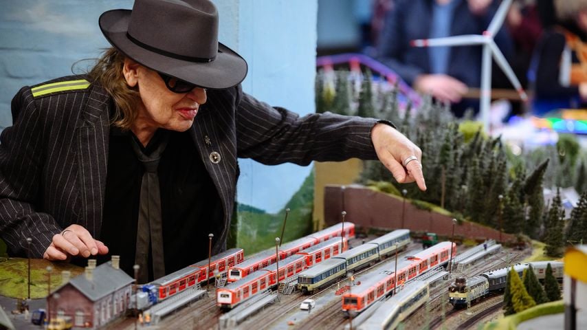 Udo Lindenberg präsentiert im Miniatur Wunderland den "Panik Express" anlässlich seiner bevorstehenden 80. Geburtstagsfeier