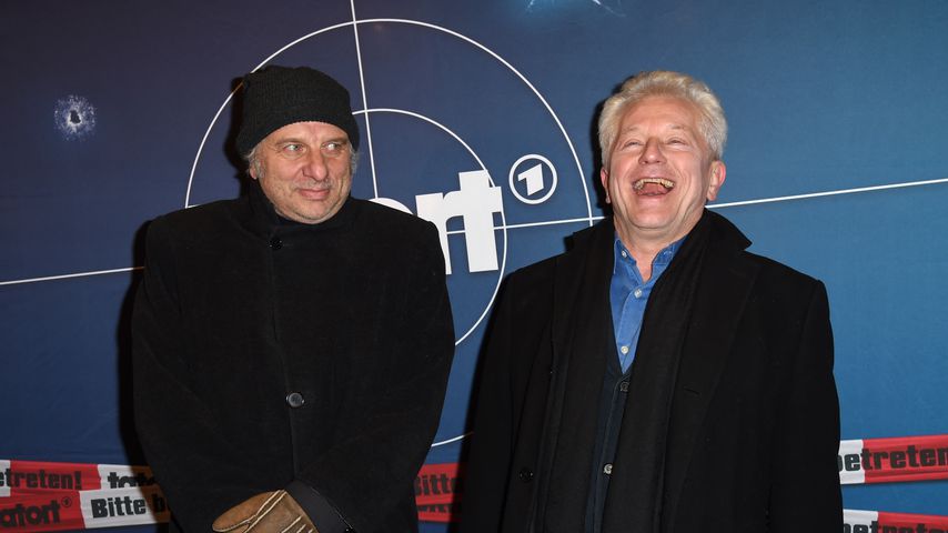 Udo Wachtveitl und Miroslav Nemec bei der Premiere der Folge "Mia san jetzt da wo's weh tut"