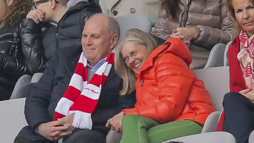 Uli und Susi Hoeneß in der Allianz Arena