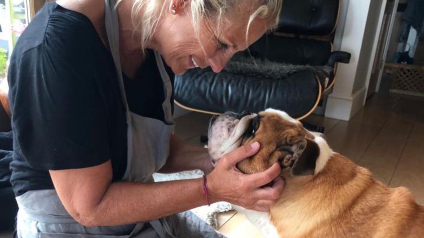 TV-Moderatorin Ulrika Jonsson begräbt Asche ihres Hundes
