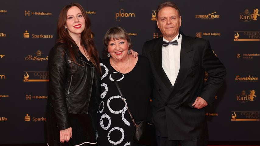 Ulrike Weidemueller, Angelika Mann und Ralf Rasch bei der Goldenen Henne 2024 in Leipzig