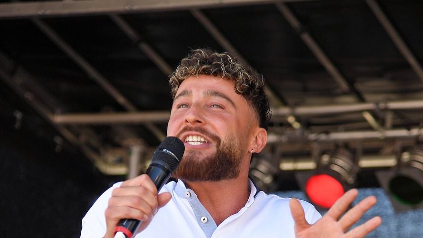 Umut Tekin beim BILD-Renntag auf der Trabrennbahn Gelsenkirchen am 1. Mai 2026
