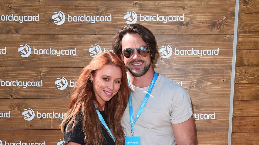 Una Healy und Ben Foden mit ihren Kindern
