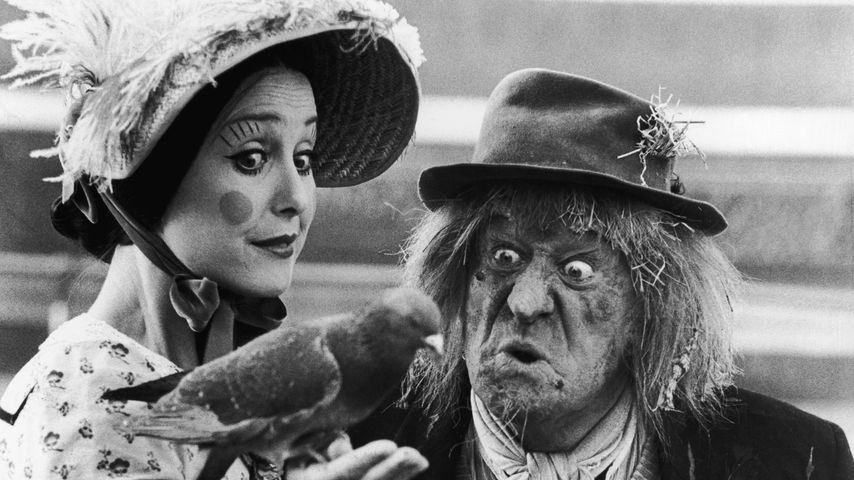 Una Stubbs und Jon Pertwee in "Worzel Gummidge'" 1980