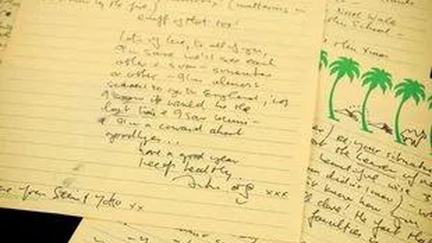 Unveröffentlichter Brief von John Lennon an Cousine Liela Birch vom Januar 1979