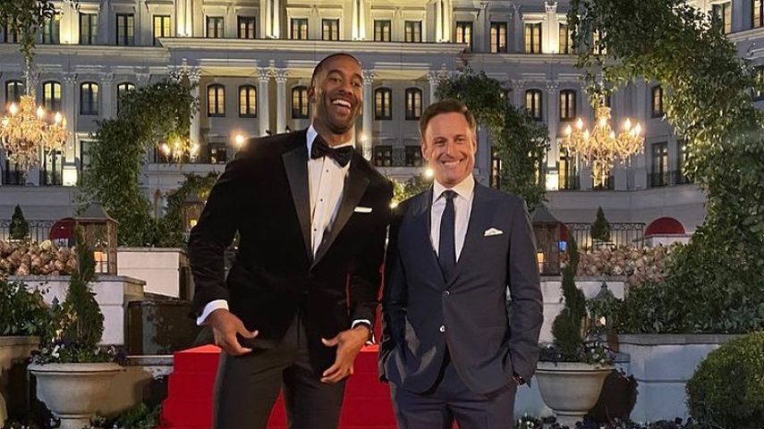 US-Bachelor Matt James und Moderator Chris Harrison