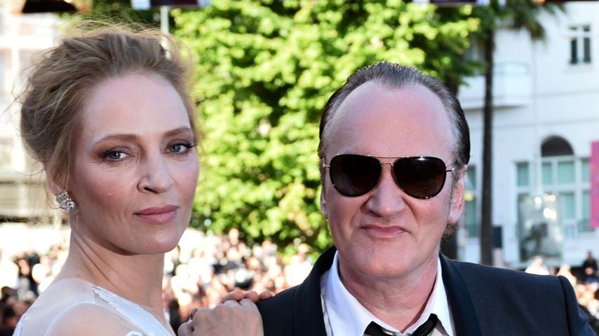 US-Schauspielerin Uma Thurman und Regisseur Quentin Tarantino