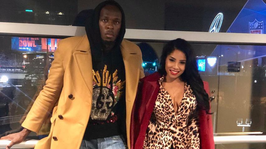Usain Bolt und Kasi Bennett im Februar 2019