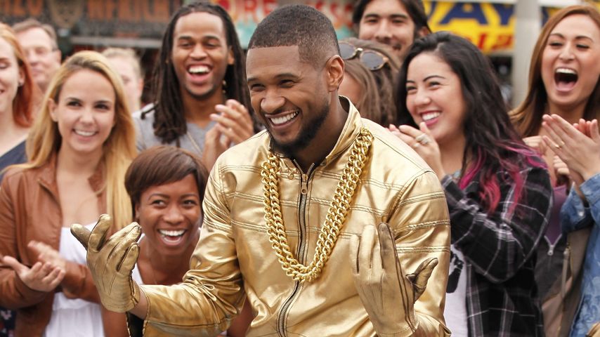 Coole Männer-Runde: Usher feiert mit Götze & Co.
