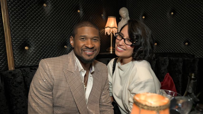 Usher und Raye im März in London