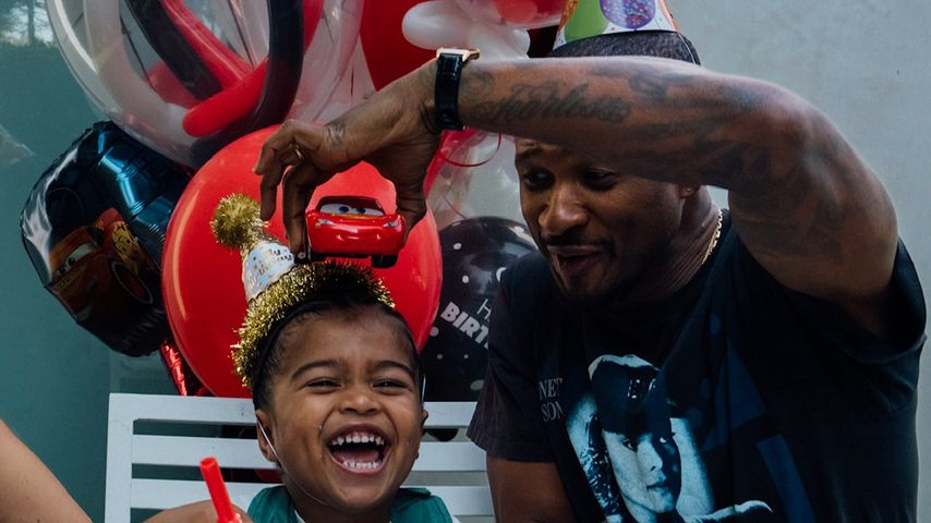 Usher und sein Sohn Sire Castrello Raymond, September 2024