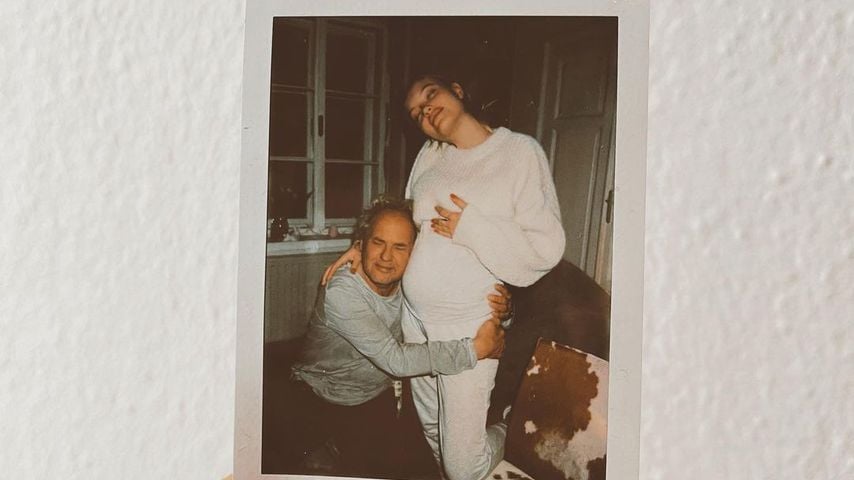 Mit Papa Uwe: Cheyenne Ochsenknecht zeigt süßes Kugelfoto!