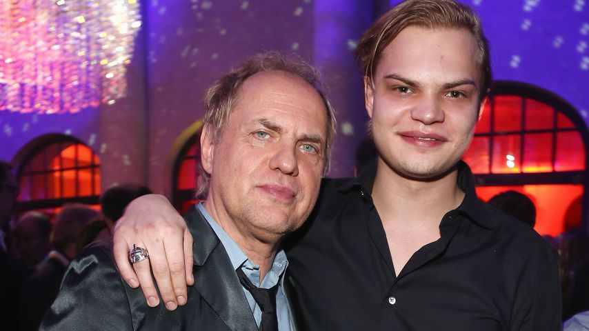 Uwe Ochsenknecht und Wilson Gonzalez Ochsenknecht, Februar 2013