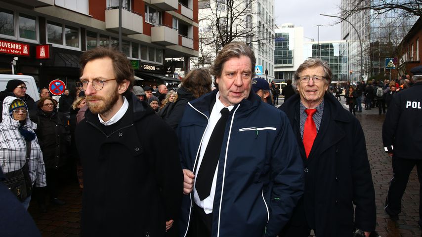 Uwe Rhode bei Jan Fedders Trauerfeier