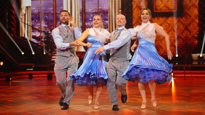 Vadim Garbuzov, Jeanette Biedermann, Fabian Hambüchen und Christina Hänni bei "Let's Dance"