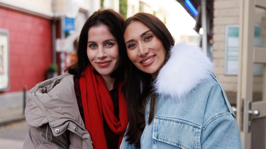 Valea Scalabrino und Samira Yavuz am Set von "Unter uns"
