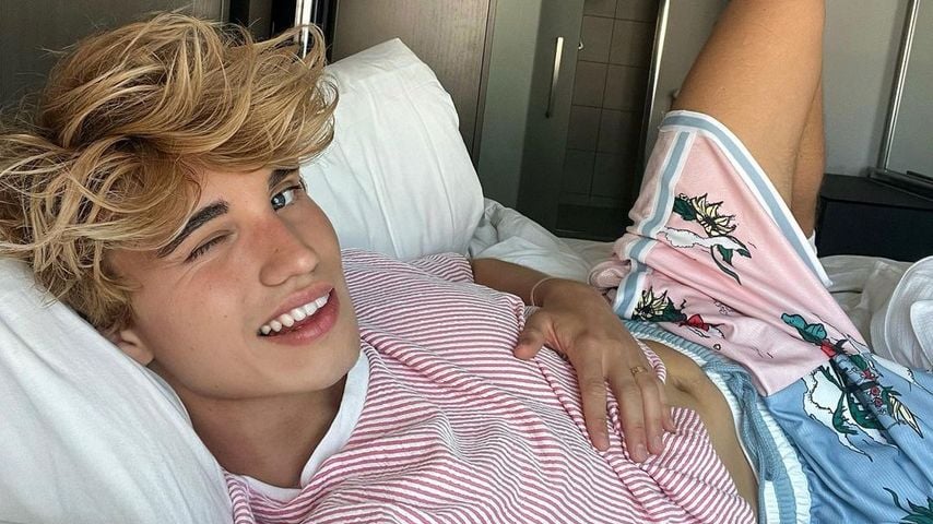 Valentin Mehinagic im Bett