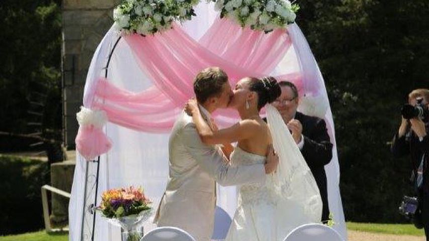 Valentin und Renata Lusin an ihrem Hochzeitstag