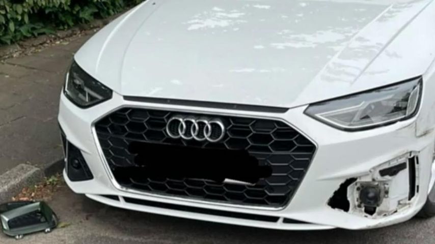 Valentin und Renata Lusins Auto