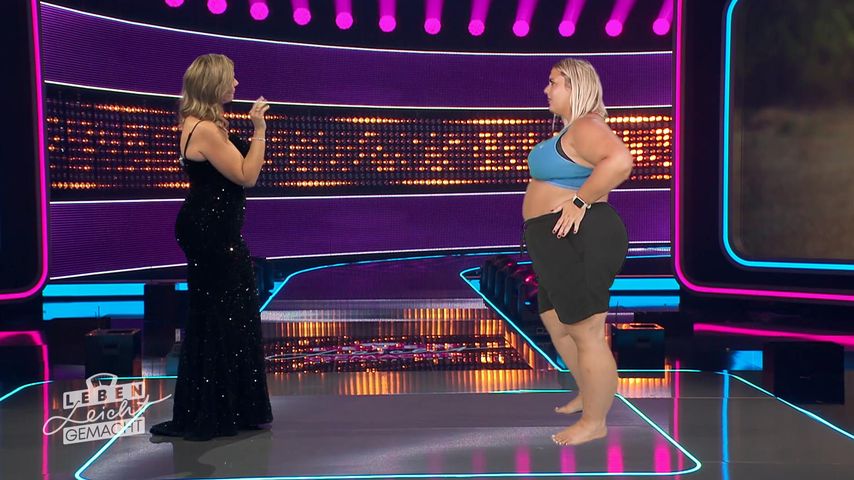 Valentina mit ihrem alten Ich im "Leben leicht gemacht"-Finale
