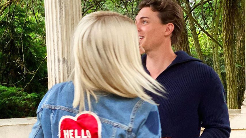 Valentina Pahde und ein junger Mann