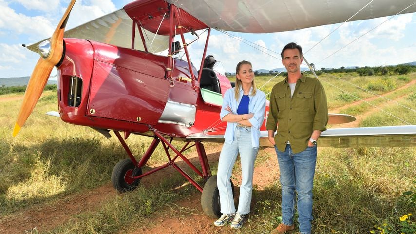 Valentina Pahde und Florian Silbereisen in "Das Traumschiff: Afrika: Madikwe"