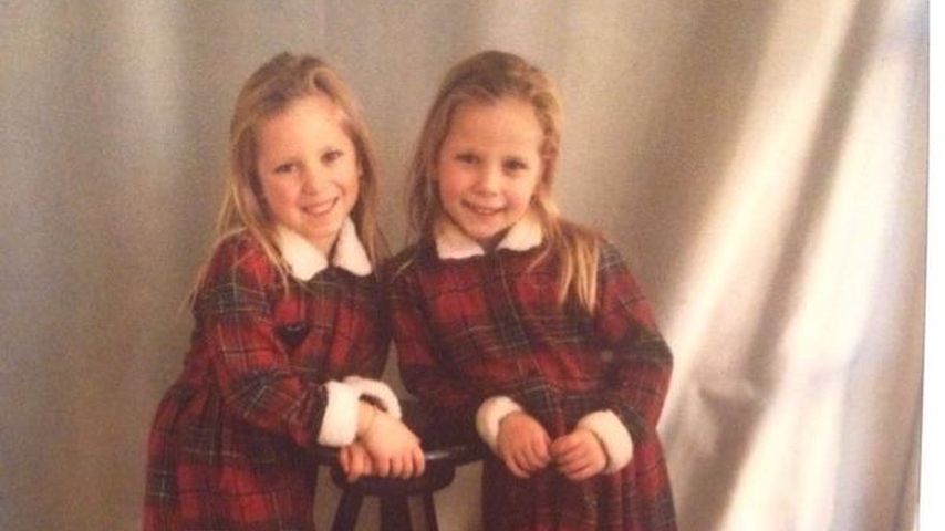 Valentina und Cheyenne Pahde als Kinder