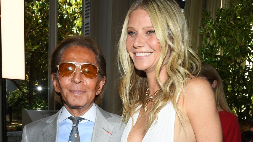 Valentino Garavani und Gwyneth Paltrow bei der Valentino Haute Couture Show während der Paris Fashion Week 2019
