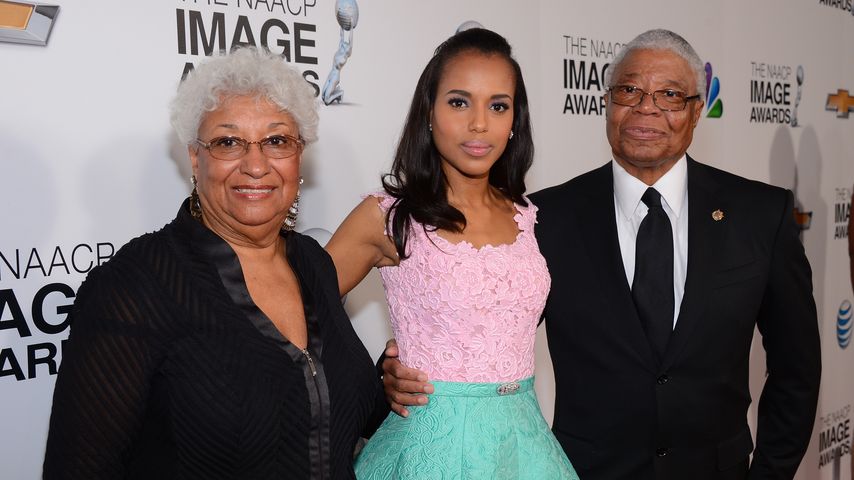 Valerie, Kerry und Earl Washington im Februar 2013