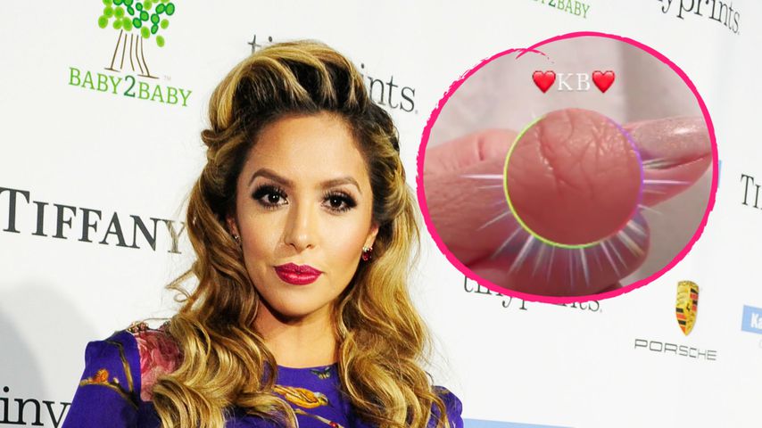 Zufall? Vanessa Bryants Fingerlinien zeigen Kobes Initialen