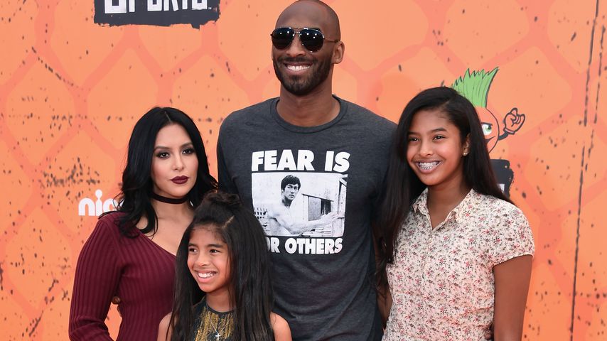 Vanessa, Gianna, Natalia und Kobe Bryant im Jahr 2016