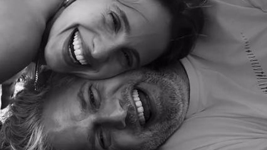 Vanessa Grimaldi mit ihrem Ehemann Josh Wolfe und ihrem Sohn Winston