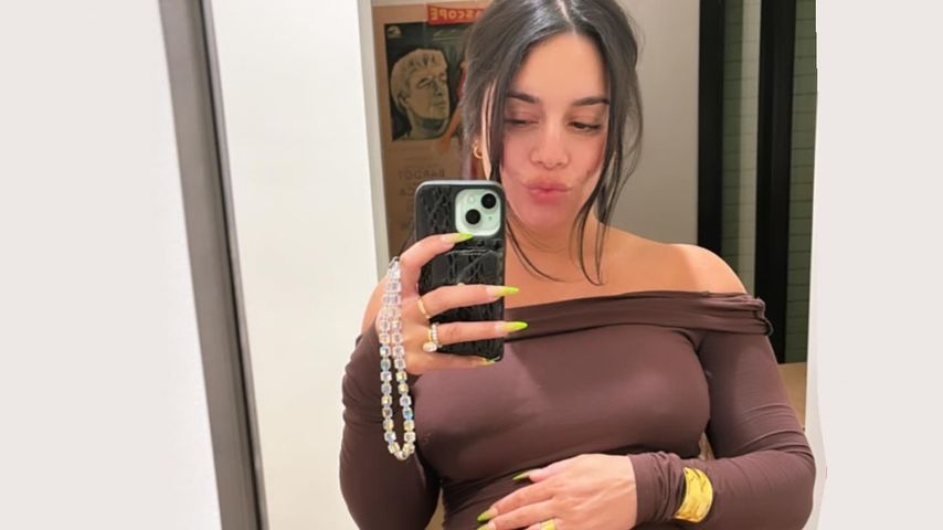 In engem Kleid: Vanessa Hudgens betont ihren XXL-Babybauch!