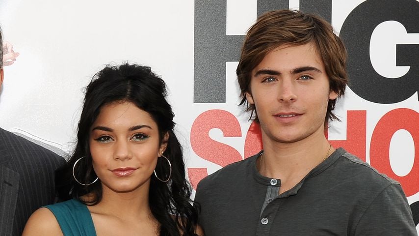 Vanessa Hudgens und Zac Efron bei der High School Musical Premiere in Madrid, im Oktober 2008