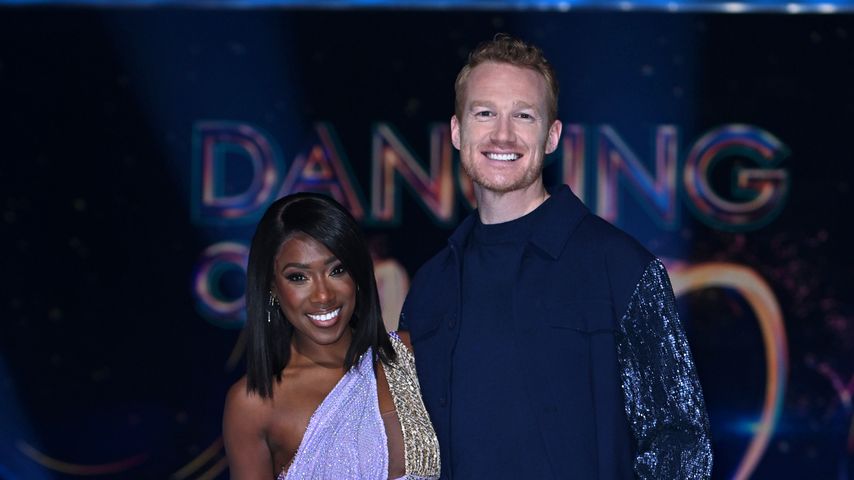 Vanessa James und Greg Rutherford bei "Dancing On Ice" in London