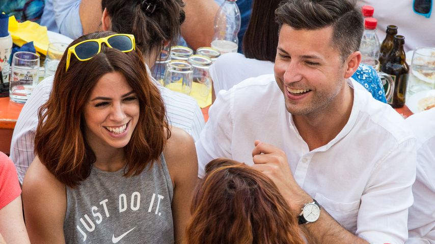 Vanessa Mai mit ihrem Ehemann Andreas Ferber, 2017