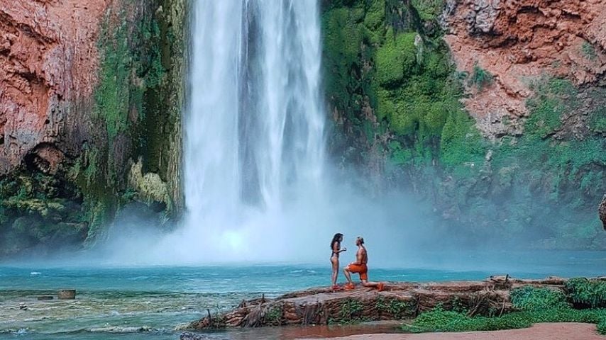 Vanessa Morgan und Michael Kopech in Arizona