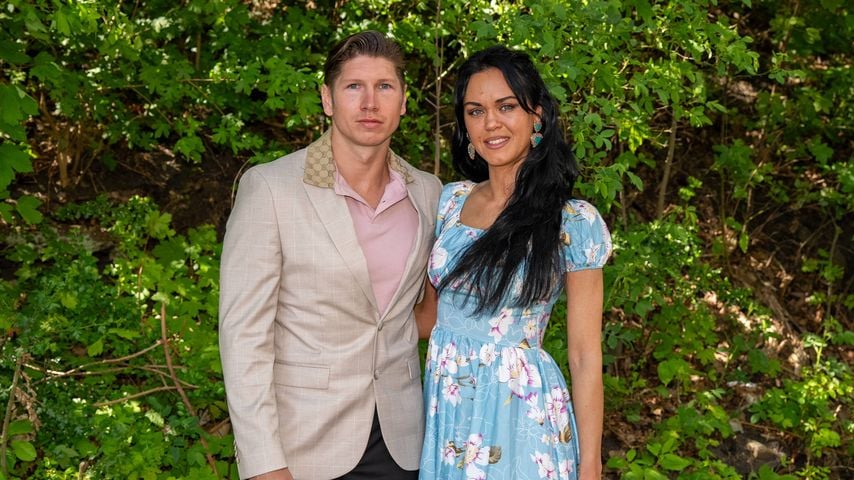 Vanessa Neigert und Giovanni Weisheit beim BILD-Renntag 2026 auf der Trabrennbahn Gelsenkirchen