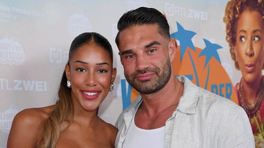 Vanessa Nwattu und Aleks Petrovic bei der Premiere von "Kampf der Realitystars" 2025