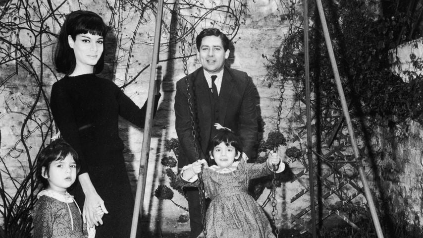 Vanessa Salmon, Thomasina, Nigel und Nigella Lawson im Jahr 1965