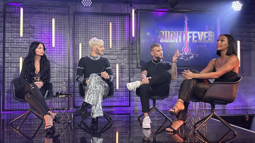 Vanessa Brahimi, Sam Dylan, Serkan Yavuz und Cecilia Asoro bei "Night Fever", April 2026