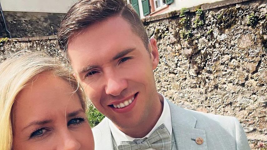 Vanessa Schmitz und Nils Kloess auf ihrer Hochzeit